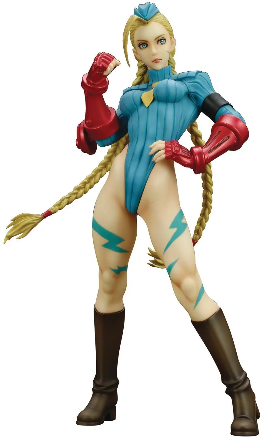 Kotobukiya Bishoujo Cammy Alpha Street Fighter Statue Anime Sculpture Vinyl Decor