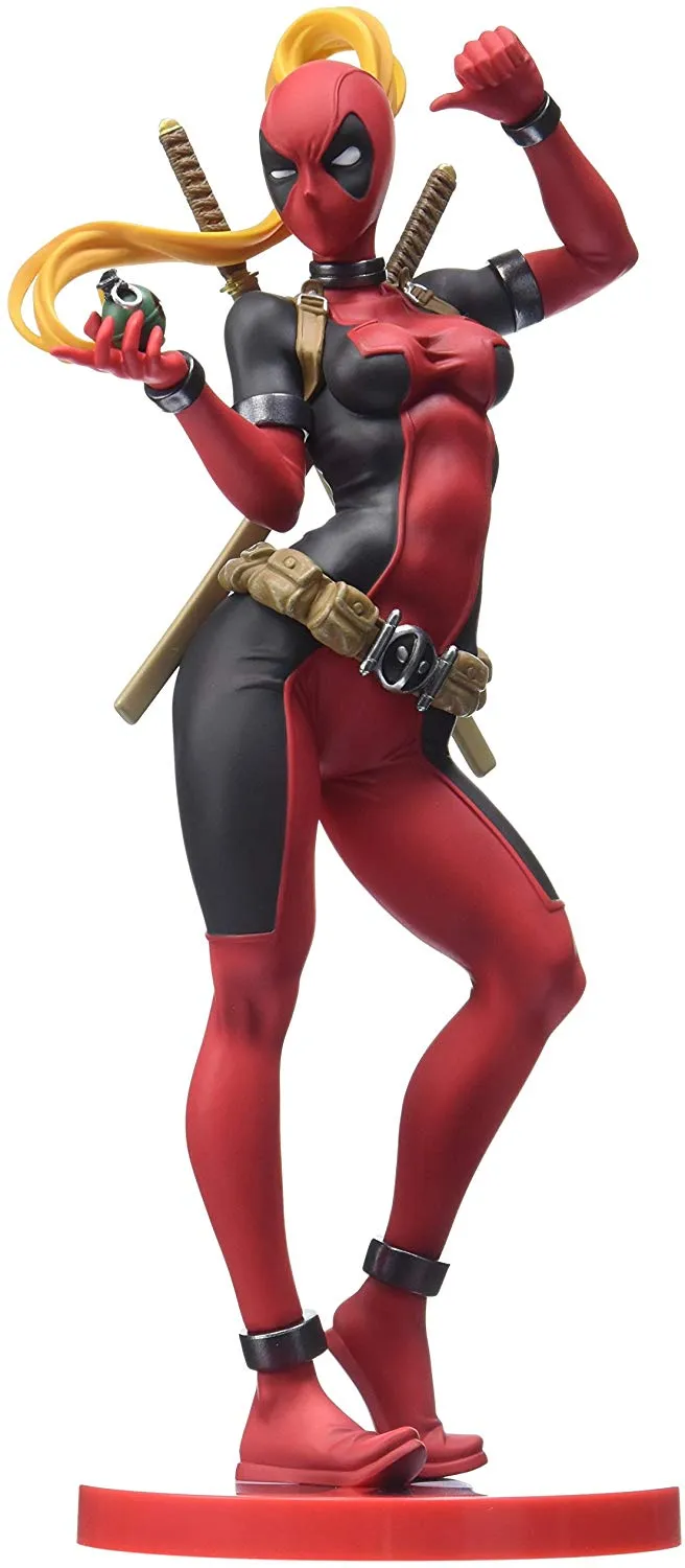 Kotobukiya Bishoujo Marvel Comics Lady Deadpool Statue multicultural Character Figure