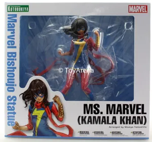 Archival Quality Daily Decor Kotobukiya Bishoujo Marvel Comics Ms. Marvel Kamala Kham Statue MK221