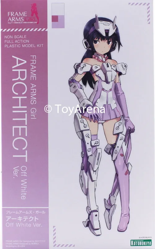 Kotobukiya Frame Arms Girl Architect (Off White Ver.) Model Kit FG030 Monochrome Design