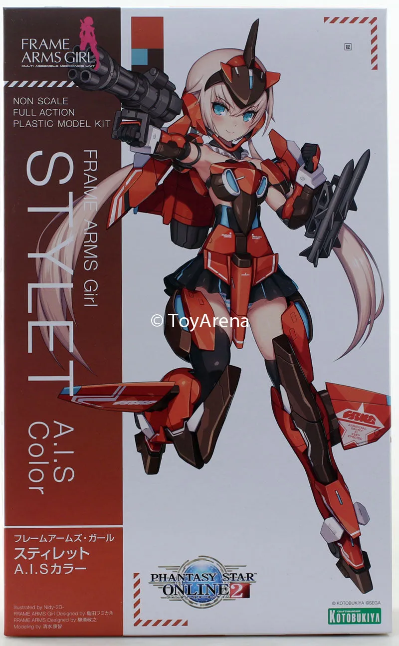 Chibi Hobby Kotobukiya Frame Arms Girl Stylet A.I.S. Color Model Kit KP451