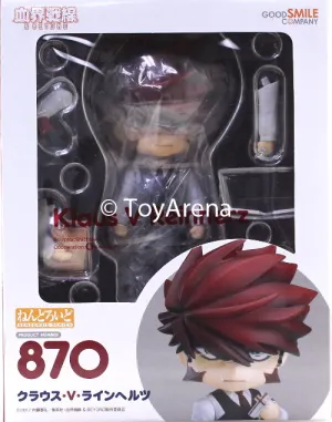 Nendoroid #870 Klaus V Reinherz Blood Blockade Battlefront & Beyond Robot Object