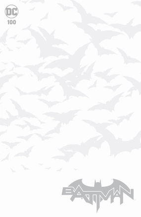 Monster Buddy Batman #100 (Cover D Blank Bats Variant Edition)