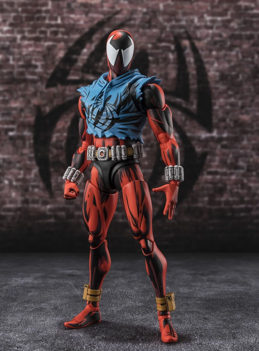 S.H. Figuarts Spider-Man: Across the Spider-Verse Scarlet Spider Action Figure Level Up