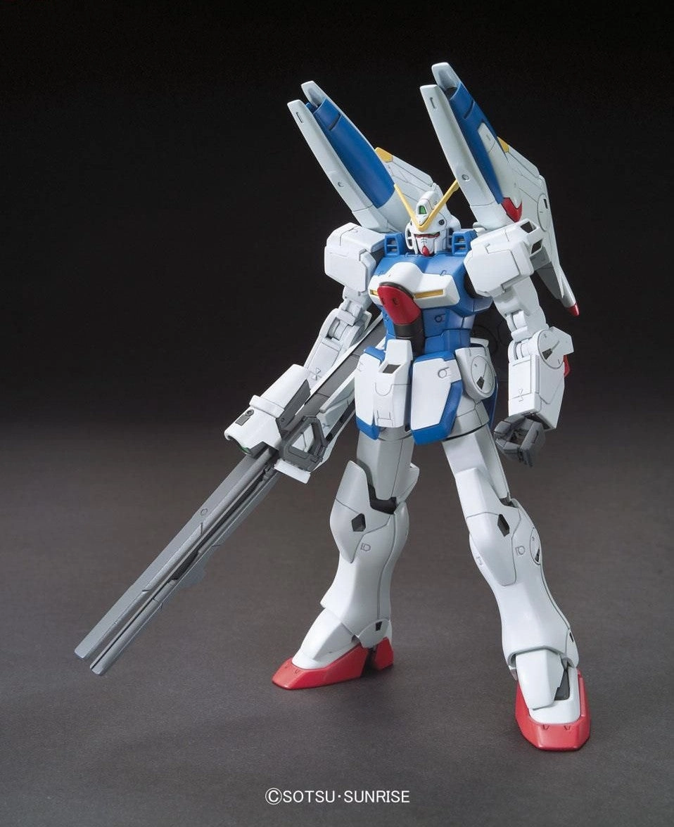 Hero Statue Gundam 1/144 HGUC #188 Victory Gundam LM312V04 SD-VB03A V-Dash Gundam Model Kit