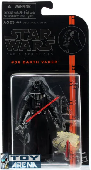 Limited Toy Toy Sculpture LOOSE - Star Wars The Black Series #06 Darth Vader 3.75 Inch Figure