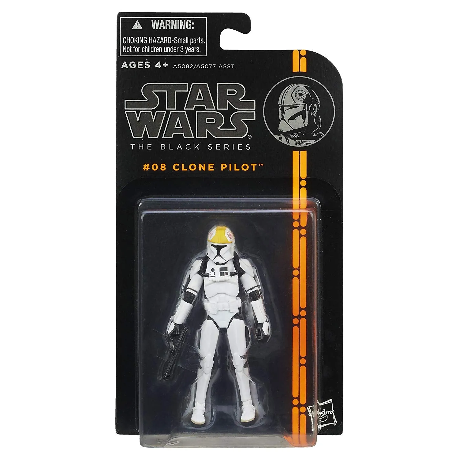 Indie Game Polymer Clay LOOSE - Star Wars The Black Series #08 Clone Pilot 3.75 Inch Figure