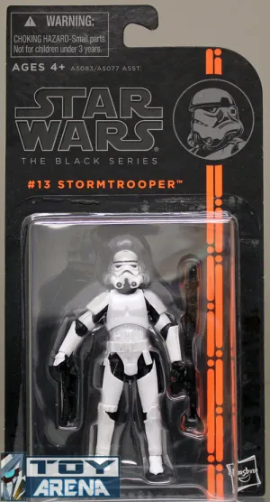 LOOSE - Star Wars The Black Series #13 Stormtrooper 3.75 Inch Figure Safe For Children Chrome Plated