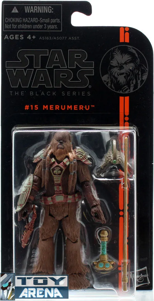 Robot Model LOOSE - Star Wars The Black Series #15 Merumeru 3.75 Inch Figure