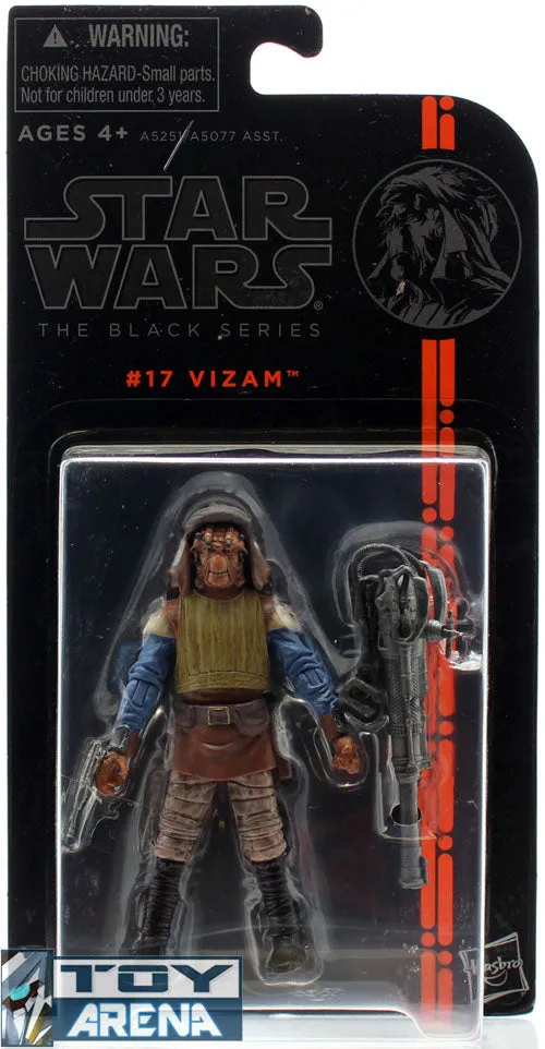 LOOSE - Star Wars The Black Series #17 Vizam 3.75 Inch Figure Rubber Toy Impressionist Art