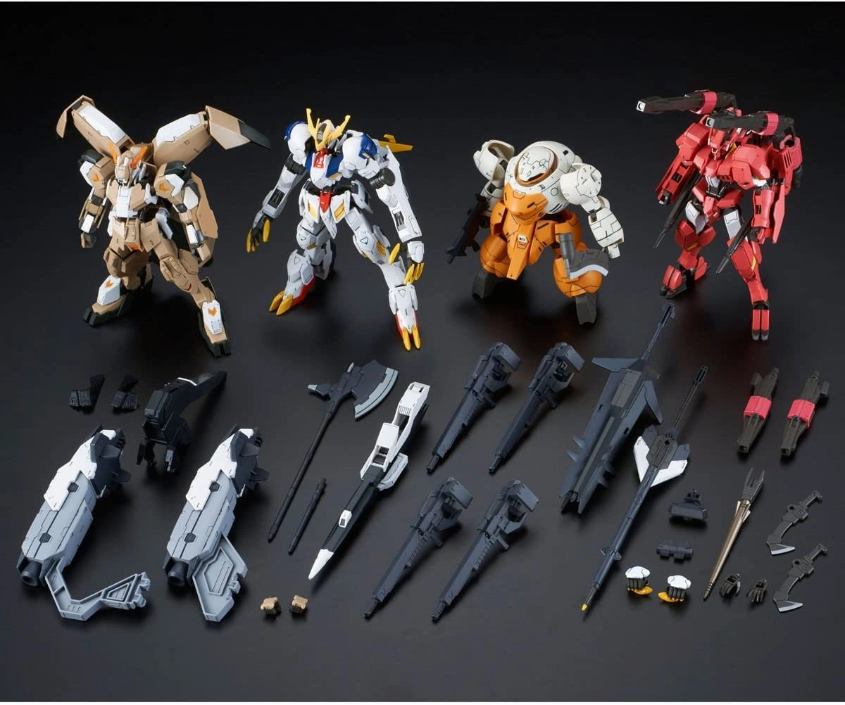 Series Collection Fabric Figure Gundam 1/144 Gundam Iron Blooded Orphans Tekkadan Complete Set Model Kit Exclusive