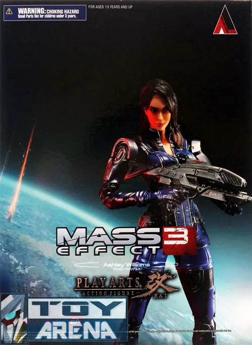 Mass Effect 3 Ashley Williams Play Arts Kai Action Figure Gaming Item Niche Interest