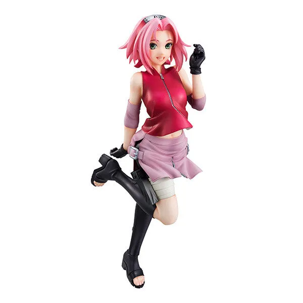 Megahouse Naruto Shippuden Naruto Gals Sakura Haruno Scale Statue Figure PVC Fan Vote
