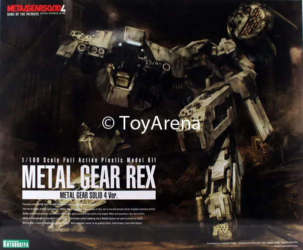 Premium Model Metal Gear Solid 4 1/100 Guns of the Patriots Metal Gear Rex Model Kit KP409X