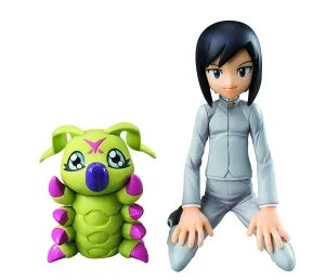 Megahouse Digimon Adventure 02 G.E.M. Ken and Ken Ichijozi Scale Statue Figures Deep Sea Diver Superhero Object