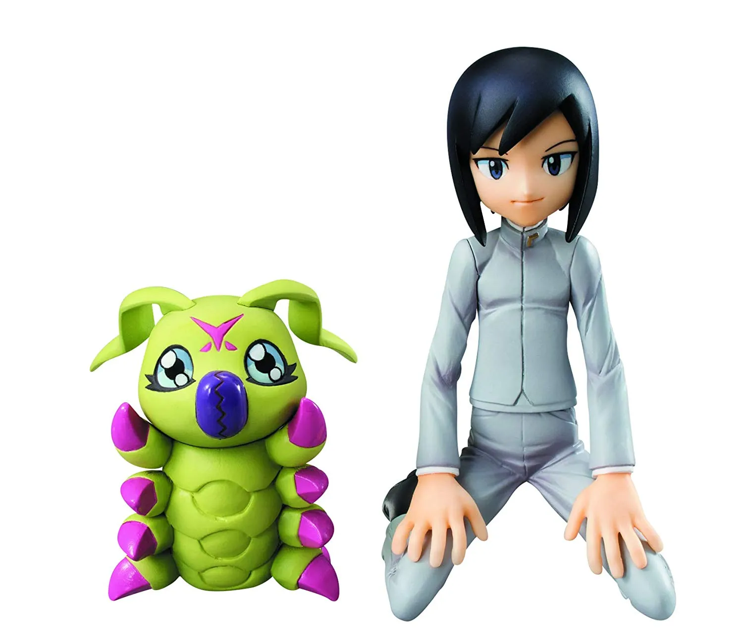 Megahouse Digimon Adventure 02 G.E.M. Ken and Ken Ichijozi Scale Statue Figures Deep Sea Diver Superhero Object