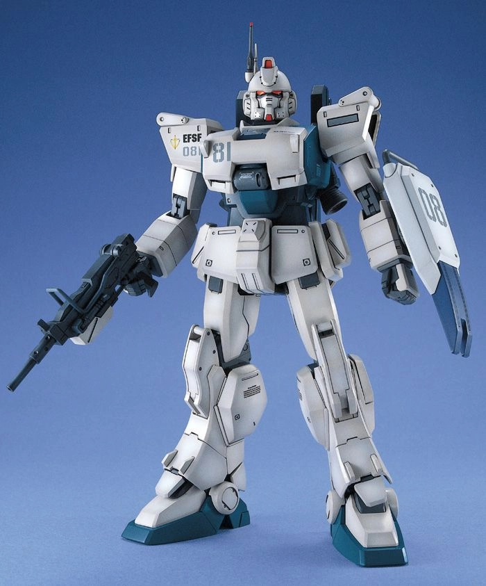 Home Office Gundam 1/100 MG 08th MS Team MG RX-79[G]Ez-8 Gundam Ez8 Model Kit