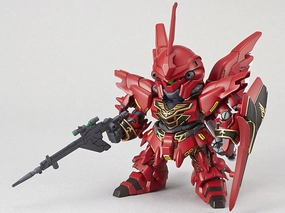 Hero Figure Pixar Favorite Gundam SD EX-Standard #013 MSN-06S Sinanju Model Kit