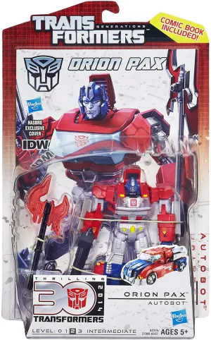 Fish Model Judges' Choice Transformers Generations Thrilling 30 Deluxe Class Orion Pax Action Figure