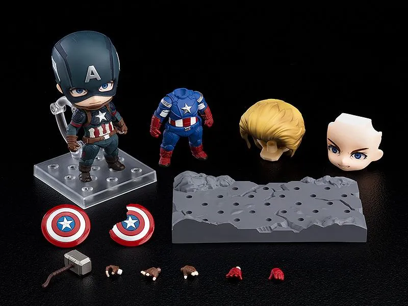Nendoroid #1218-DX Captain America (Steve Rogers) DX Ver Avengers: Endgame Battle Reenactment Enduring Classic