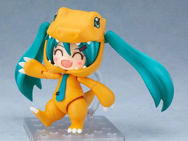 Terrace Accent Nendoroid #1439 Hatsune Miku Kigurumi Agumon Ver. Vocaloid X Digimon