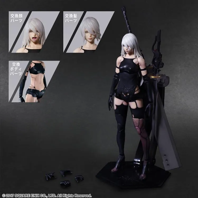 Mountain Animal Music Icon NieR: Automata YoRHa No. 2 Type A A2 (Deluxe Version) Play Arts Kai Action Figure