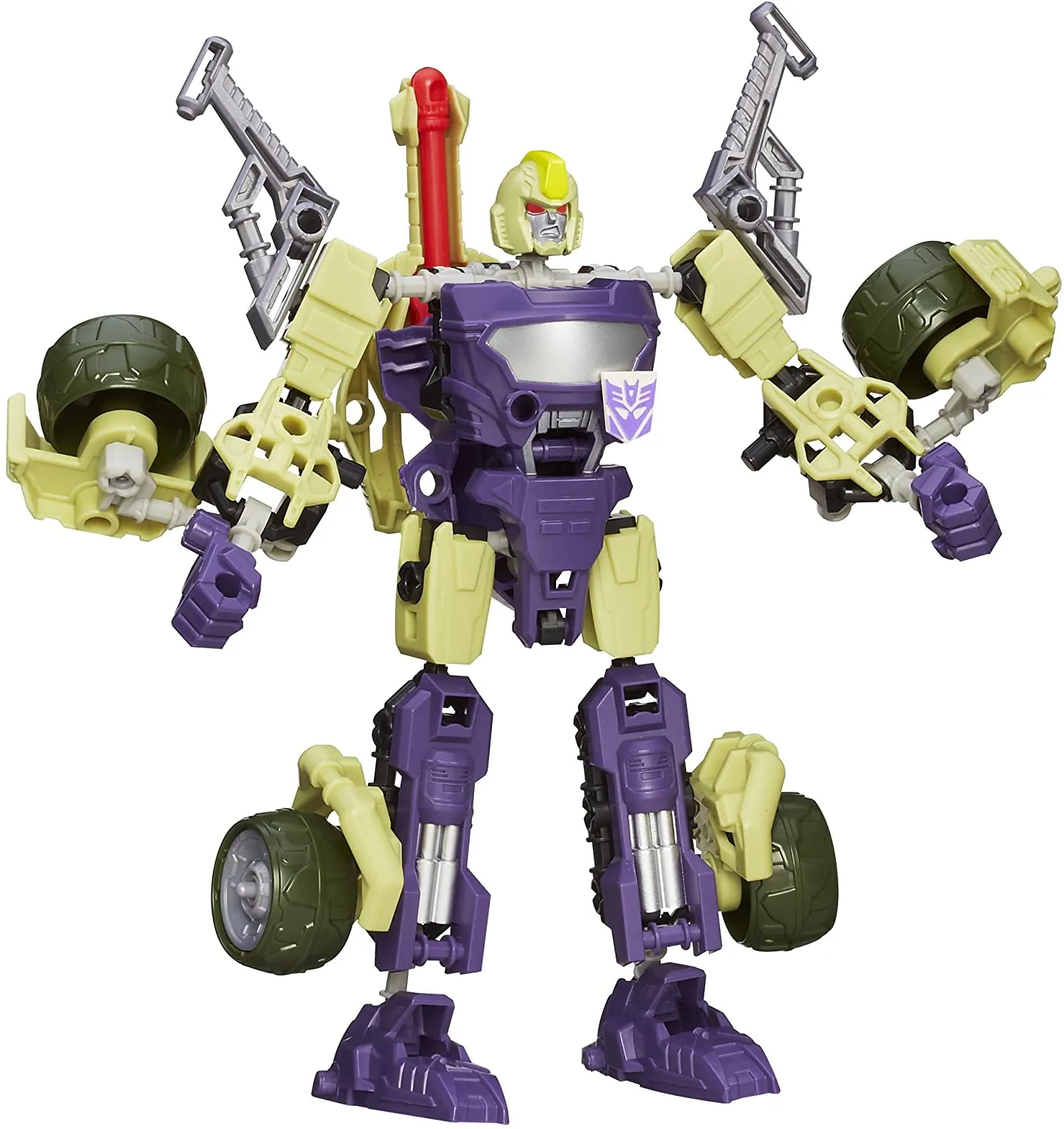 Music Icon Transformers Construct-Bots Triple Changer Class Blitzwing Buildable Action Figure