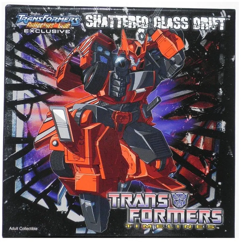 Spiritual Icon Race Car Driver Transformers Club 2012 TFCC Exclusive Shattered Glass Drift Classic