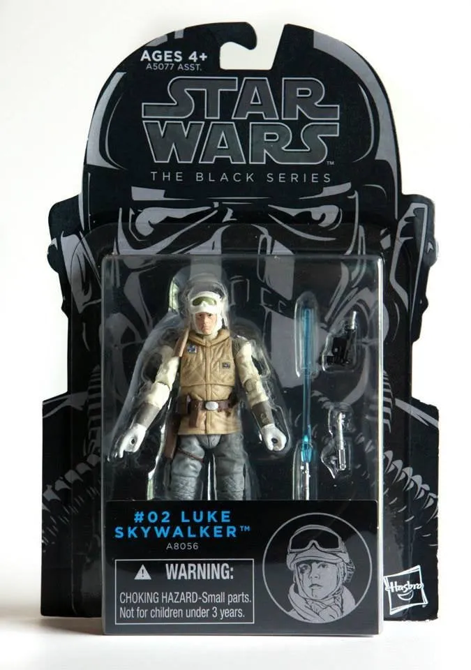CAD Design Hasbro Star Wars Black Series #02 Luke Skywalker Hoth Battle Gear 3.75 Inch Action Figure
