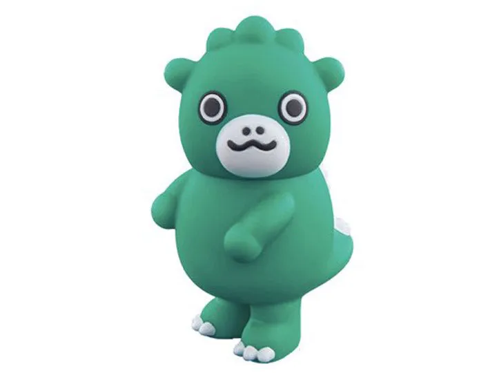 Bandai Godzilla Movie Monster Series Godzilla Chibi Little Godzilla Vinyl Figure Metallic Finish