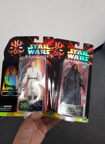 Special Release Hasbro Star Wars Black Series Celebration Phantom Menance Obi-Wan and Darth Maul (Duel of the Fates) 2-Pack 6 Inch Action Figure