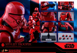 Hot Toys 1/6 Star Wars Episode IX The Rise of Skywalker Sith Jet Trooper MMS562 Sixth Scale Figure Collection Showcase Historical Leader