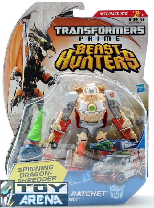 Transformers Prime Beast Hunters #010 Ratchet Autobot Deluxe Class Series 2 Urban Art Photo Opportunity