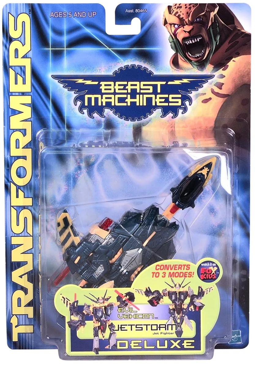 Transformers Beast Machines Deluxe Jetstorm Action Model Bluetooth enabled
