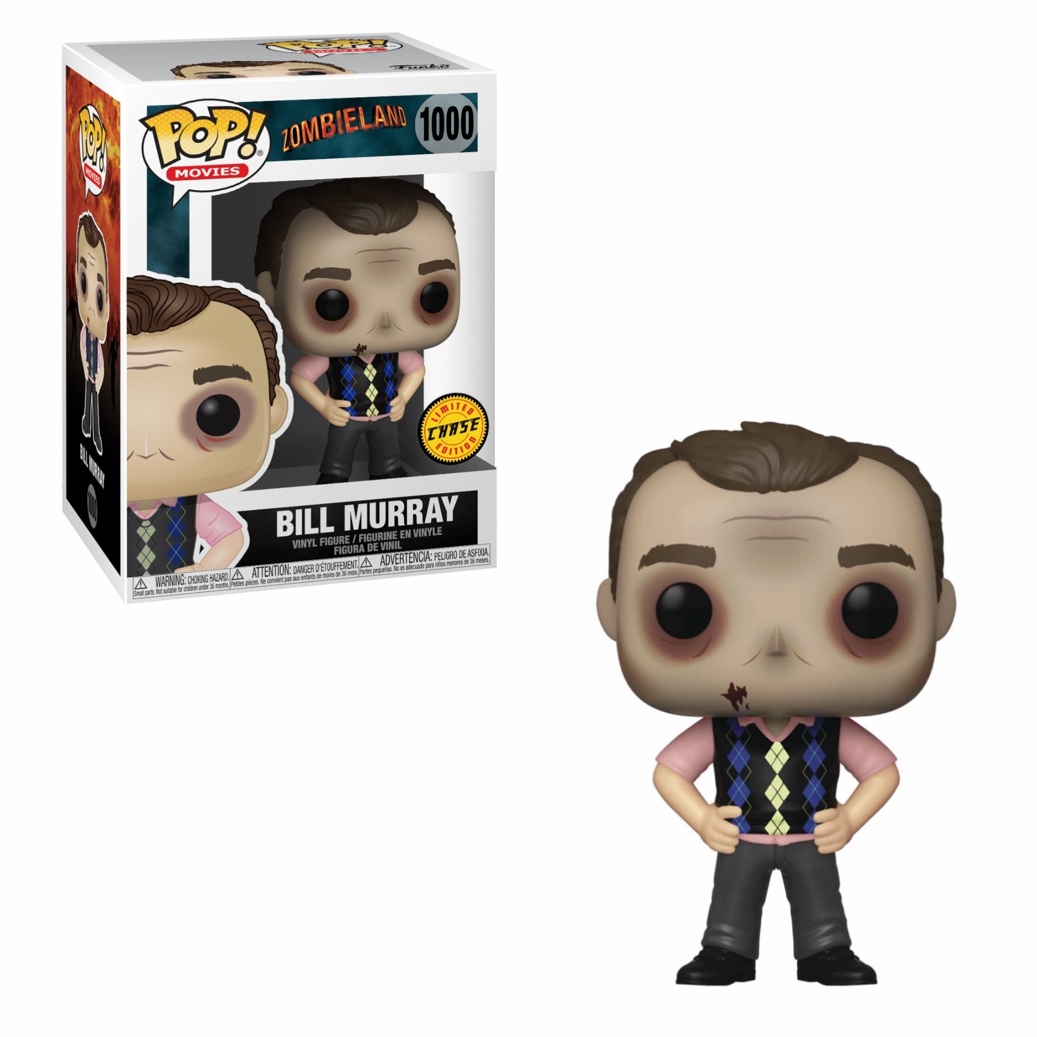 POP! Movies: Zombieland #1000 Bill Murray Chase Vinyl Figure Compliment Accept