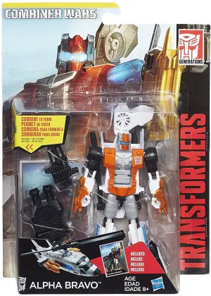 Transformers Generations Combiner Wars Deluxe Class Alpha Bravo Action Figure Chibi Hero