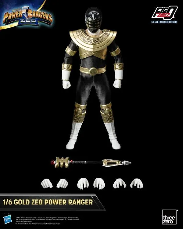ThreeZero FigZero 1/6 Power Rangers Zeo Gold Zeo Ranger Scale Action Figure Anime Model Animation Character
