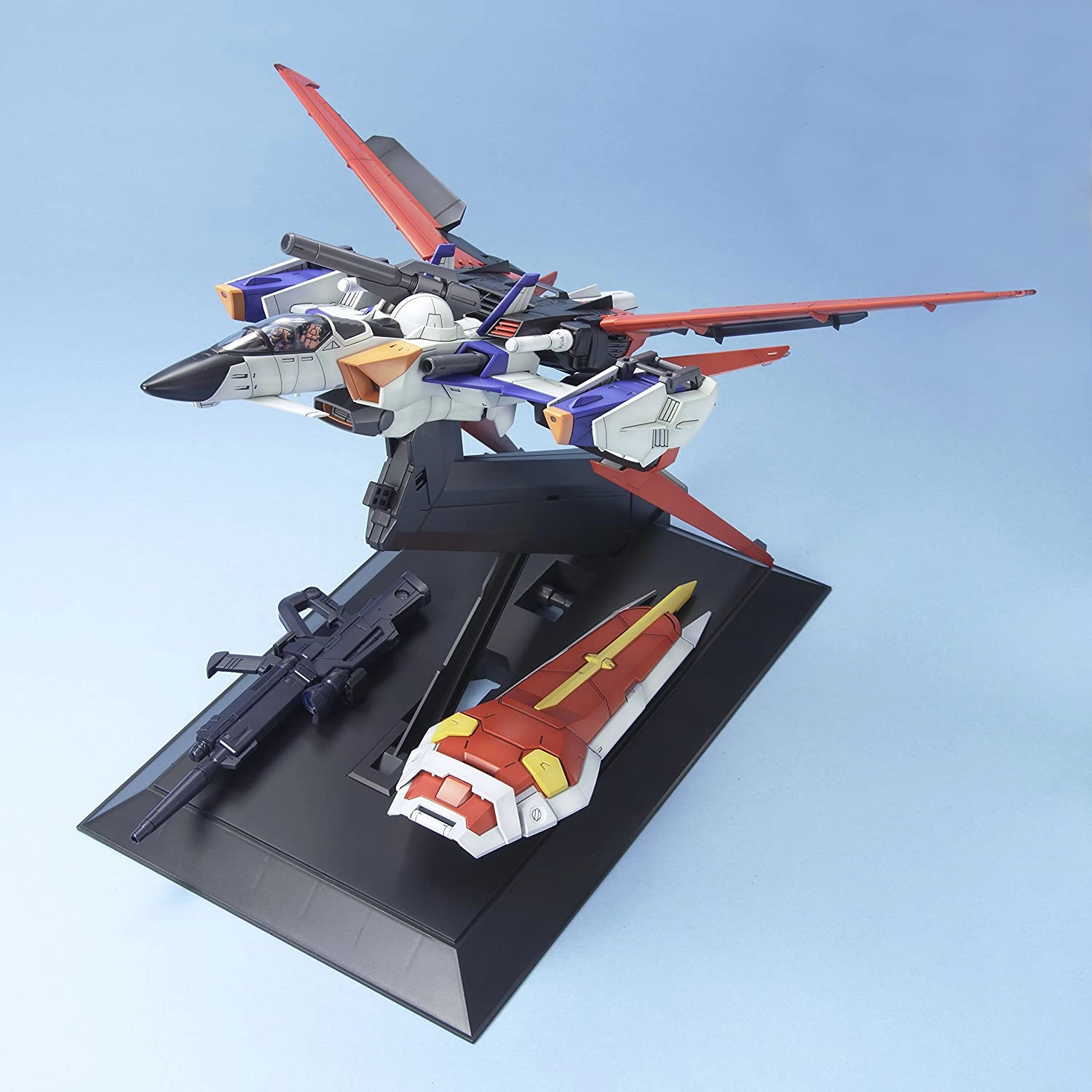 Gundam 1/60 PG Seed FX-550 Skygrasper   AQM/E-X01 Aile Striker Model Kit Animation Series Nostalgic Toy