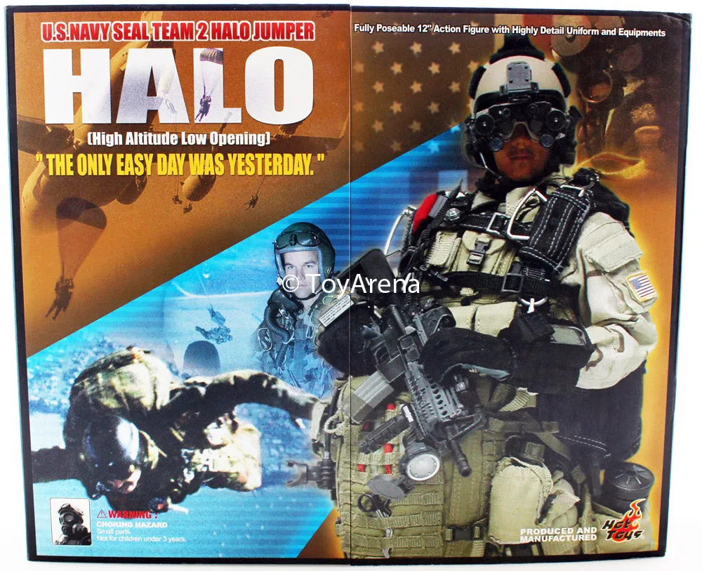 Hot Toys 1/6 Halo High Altitude Low Opening US Navy Seal Team 2 Halo Jumper Action Figure Robot Creation Miniature Sculpture