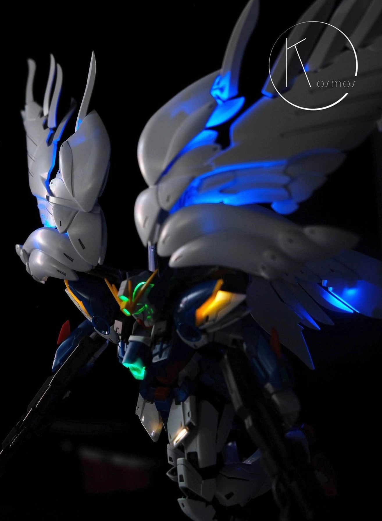 KOSMOS Gundam 1/100 MG Wing Gundam Zero EW Ver. Ka LED Matrix Set Plush Companion