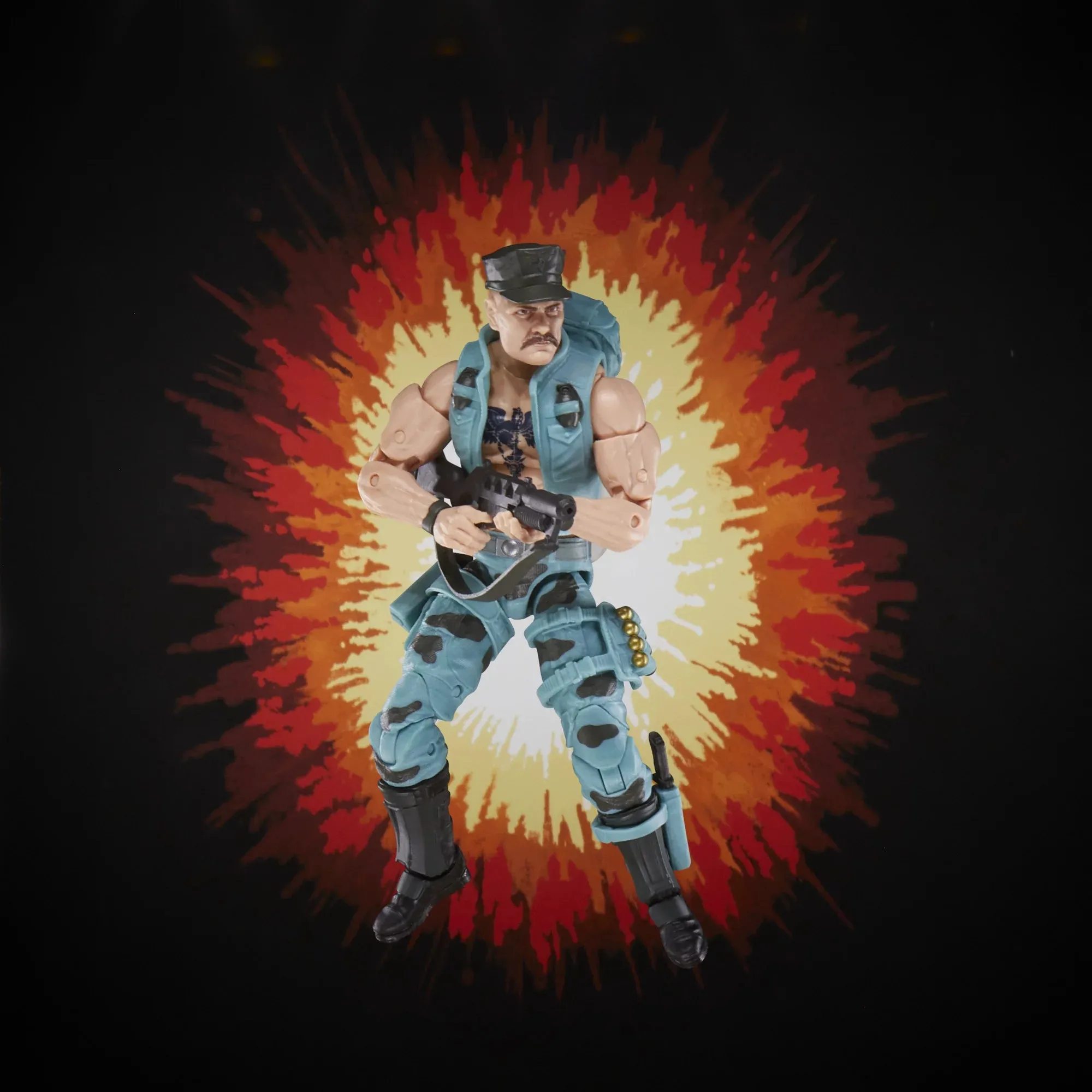 Hasbro G.I. Joe Retro Gung-Ho Walmart Exclusive Action Figure Contemporary Art Premium Hero