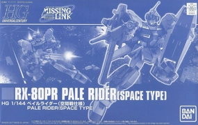 Traditional Craft Interactive Toy Gundam 1/144 Gundam Mobile Suit Gundam Side Story Mising Link RX-80PR Pale Rider Space Type Model Kit Exclusive