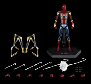 ThreeZero 1/12 Avengers: The Infinity Saga Iron Spider DLX Action Figure Cat Figurine