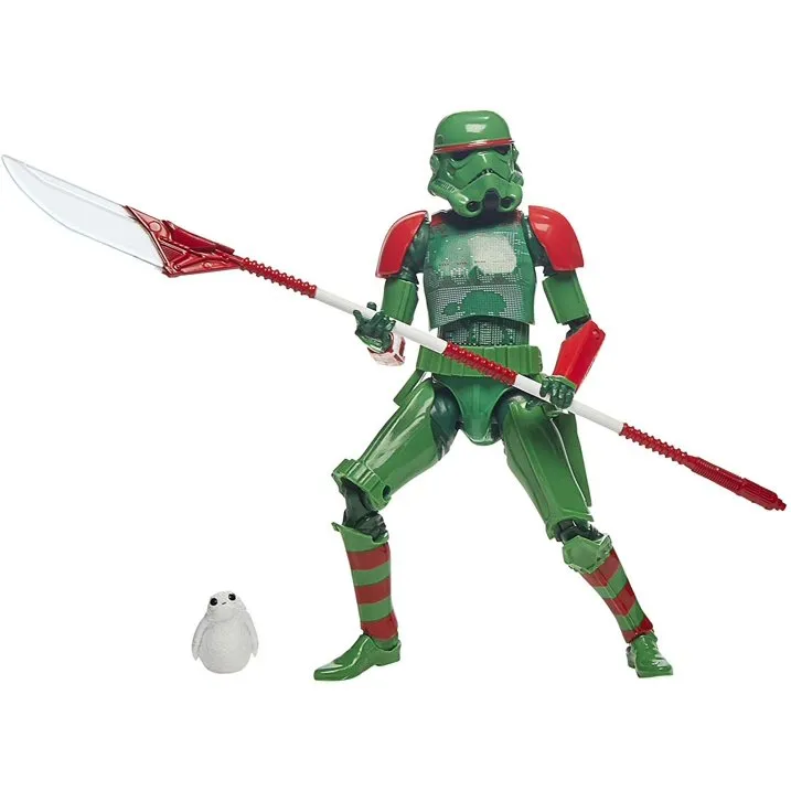 Standing Model Hasbro Star Wars Black Series Stormtrooper and Porg (Holiday Edition) Exclusive 6 Inch Action Figure F0875
