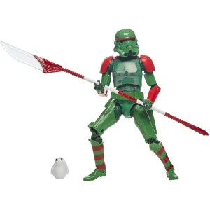 Standing Model Hasbro Star Wars Black Series Stormtrooper and Porg (Holiday Edition) Exclusive 6 Inch Action Figure F0875