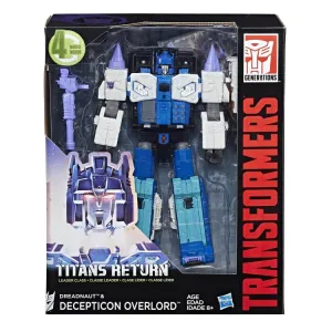 Study room Underground Scene Transformers Generations Titans Return Leader Class Dreadnaut & Overlord Figure