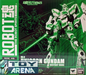 Robot Spirits Damashii SP Gundam Unicorn Awakening Type & Glowing Stage Set Bandai Exclusive Samurai Figure Deep Sea Diver