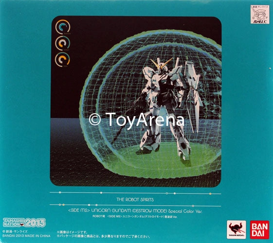 Mindfulness practice Robot Spirits Damashii Unicorn Gundam Destroy Mode Special Color Ver. Tamashii Bandai Exclusive