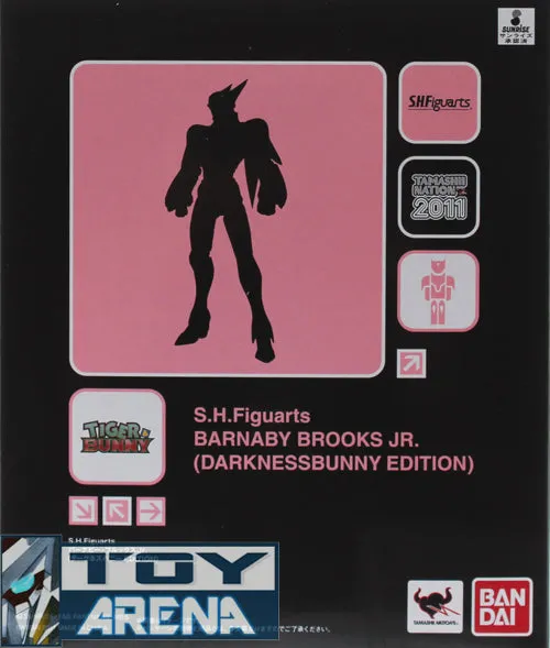 Monochrome Design S.H. Figuarts Barnaby Brooks Jr. Darkness Edition Tiger & Bunny Tamashii Web Shop Exclusive Action Figure
