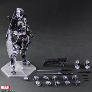 Garden Ornament Marvel Universe Deadpool Limited Color Ver. (X-Force Color) Variant Play Arts Kai Action Figure